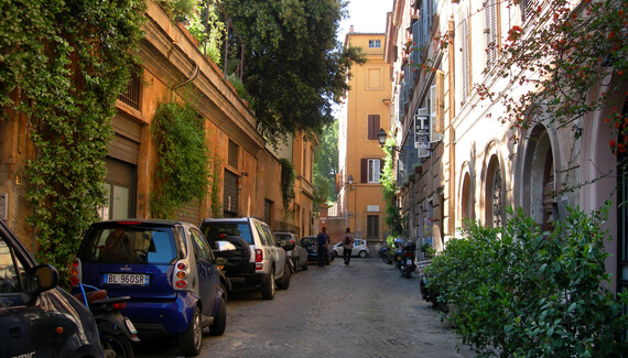 Trastevere neigborhood